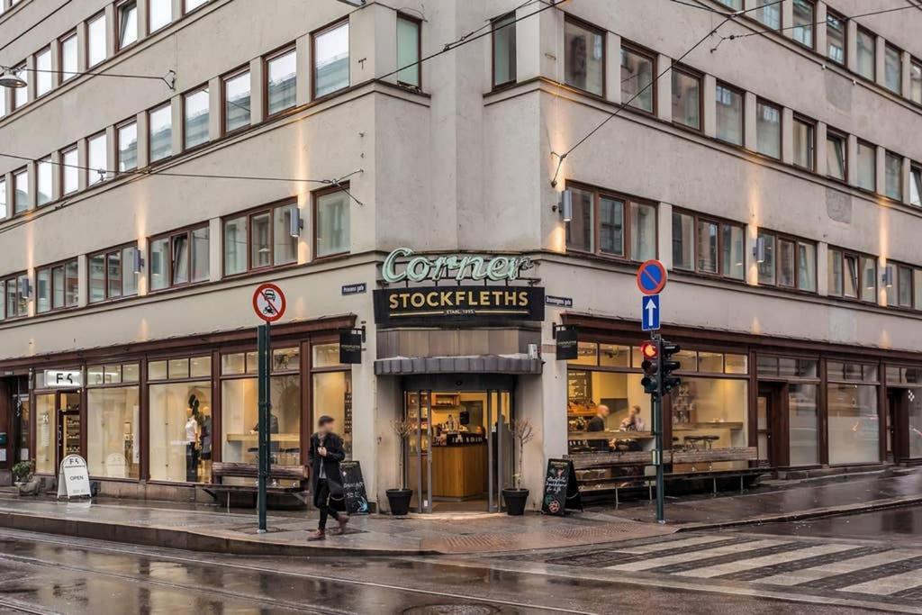 Nordic Host Luxury Apts - Prinsens Gate - Large Mezzanine Studio Oslo Buitenkant foto